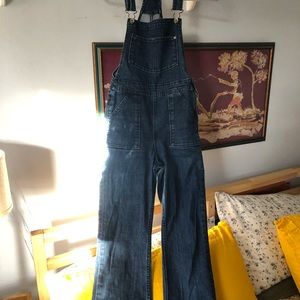 H&M Coachella Collection Fitted Denim Overalls